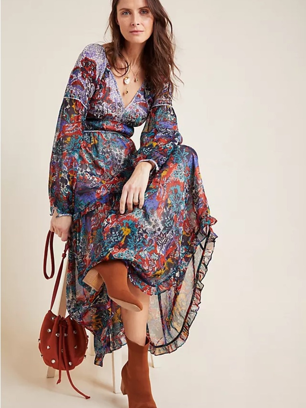 Maeve Annabella Maxi Dress by Anthropologie